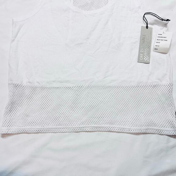 Vans Shirt Milky Way Tank Size Small White Mesh Jersey Muscle Shirt Drew Rib New - Picture 3 of 8